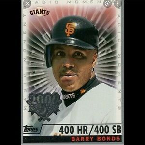 BARRY BONDS 2000 Opening Day card #161